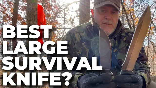 Video thumbnail for BEST LARGE Bushcraft Survival Knife | Becker ESEE More