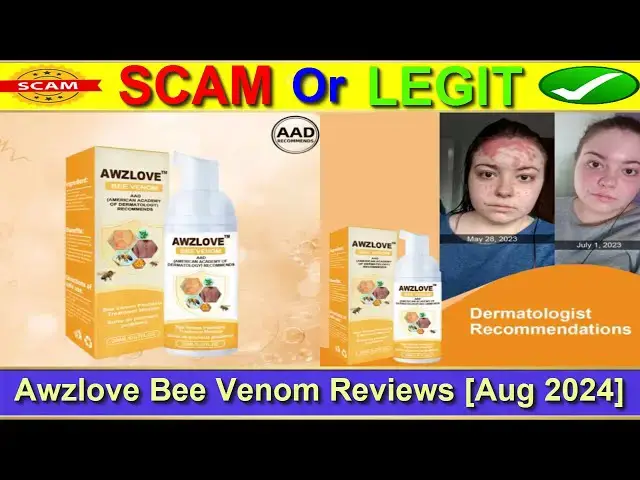 Video thumbnail for Awzlove Bee Venom Reviews (Aug 2024) - Is This An Original Product? Find Out! | Product Review