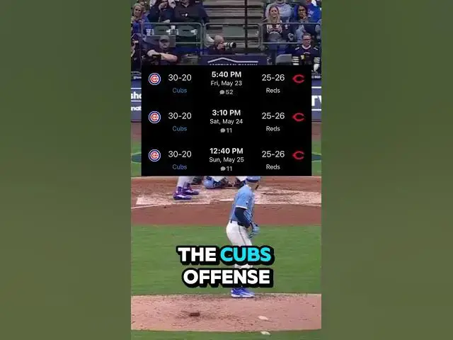 Video thumbnail for Cubs are going to MASH at Great American Ballpark #chicagocubs #cubs #mlbb #mlb #mlbbcreatorcamp