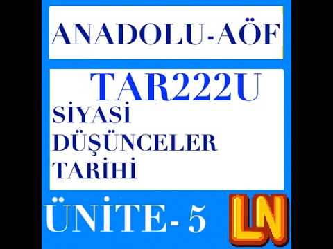 Video thumbnail for TAR222U Siyasi Düşünceler Tarihi Ünite 5 — 17. Yüzyıl İngiliz Devrimleri