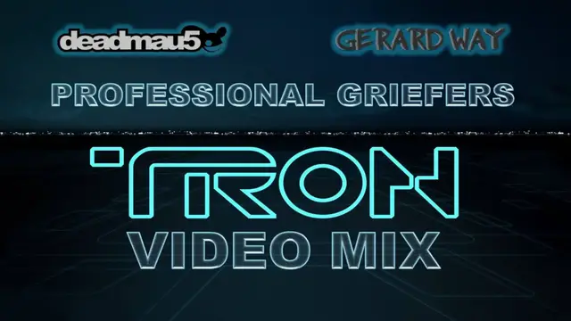 Video thumbnail for deadmau5 feat. Gerard Way- Professional Griefers (Tron Video Mix)