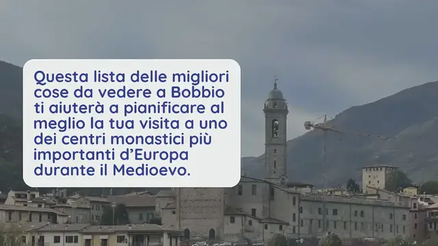 Video thumbnail for Cosa vedere a Bobbio e dintorni: 12 luoghi imperdibili
