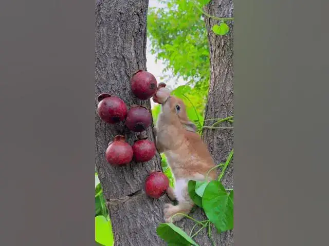 Video thumbnail for Two cute Rabbit eating #fruts   #eating #healthy  #rabbit #Rabbit eating #healthylifestyle