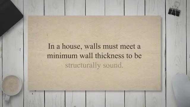 'Video thumbnail for Interior Wall Construction: Thickness of Load & Non-Load Bearing Walls'