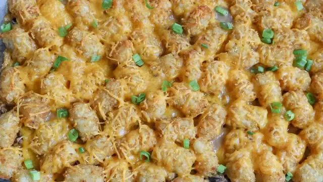 Video thumbnail for Upscale Tater Tot Casserole Recipe