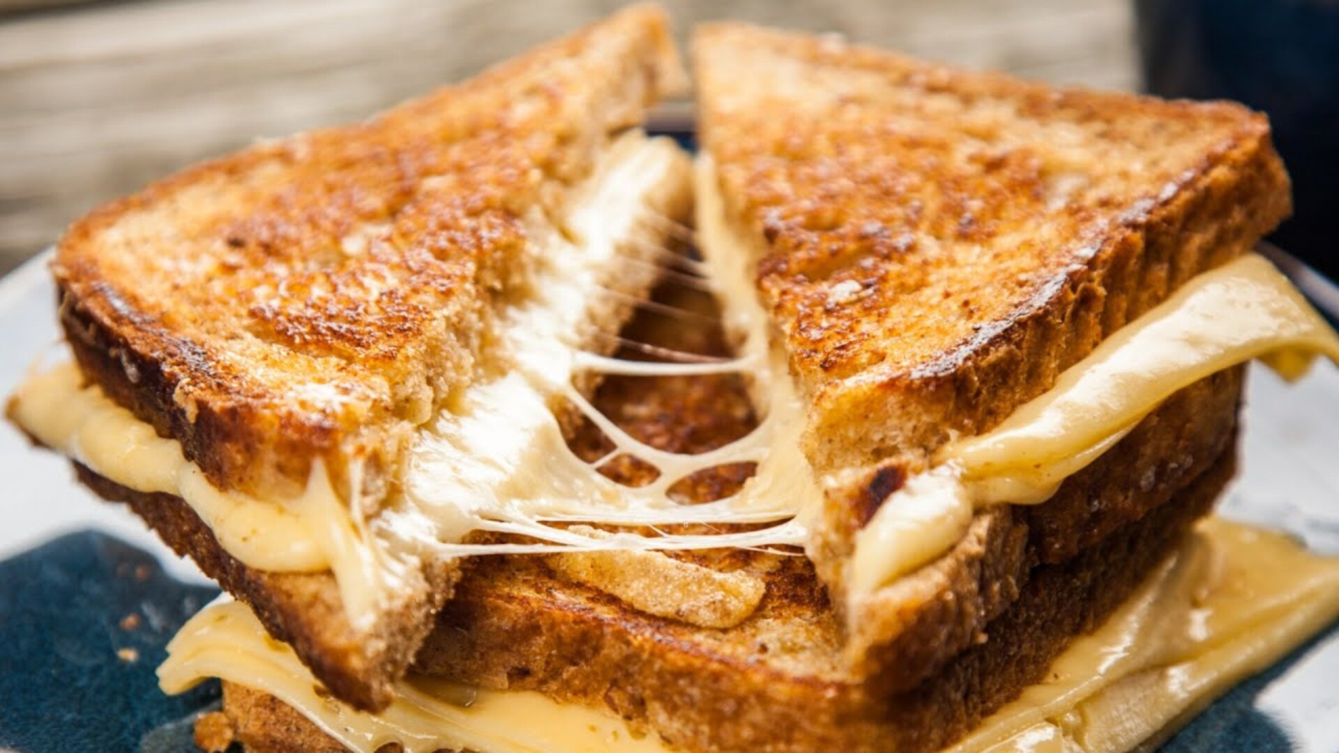 Video thumbnail for These Crispy Coatings Transform A Classic Grilled Cheese