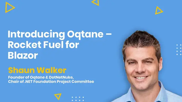 Video thumbnail for Introducing Oqtane – Rocket Fuel for Blazor
