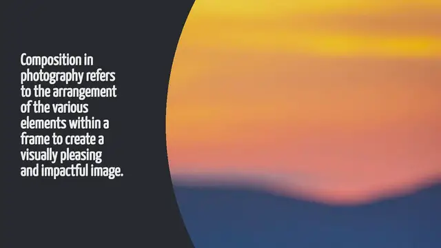 Video thumbnail for What Does Composition Mean In Photography