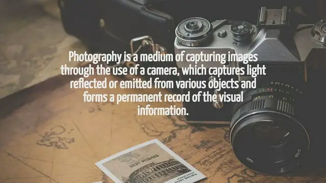 Video thumbnail for What Is The Definition Of Photography