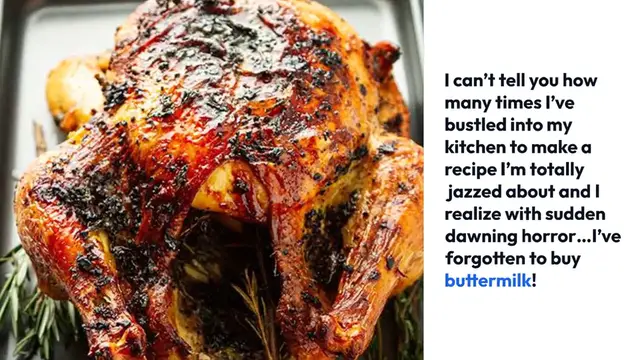 Video thumbnail for Easy Homemade Buttermilk Recipe