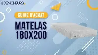 Video thumbnail for 👓 MEILLEUR MATELAS 180X200 (2023) - Comparatif & Guide d'achat