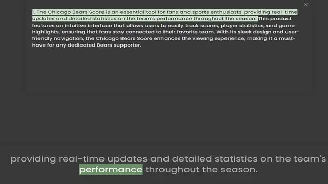 Video thumbnail for updates and detailed statistics on the team's performance throughout the season. This product features an intuitive interface that allows users to easily track scores, player statistics, and game highlights, ensuring that fans stay connec