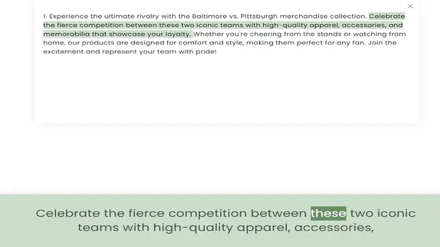 Video thumbnail for the fierce competition between these two iconic teams with high-quality apparel, accessories, and memorabilia that showcase your loyalty. Whether you're cheering from the stands or watching from home, our products are designed for comfort