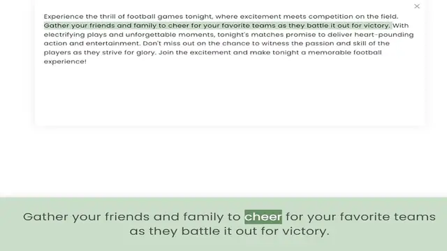Video thumbnail for Gather your friends and family to cheer for your favorite teams as they battle it out for victory. With electrifying plays and unforgettable moments, tonight's matches promise to deliver heart-pounding action and entertainment. Don't miss