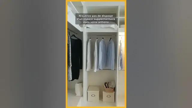 Video thumbnail for 👗​🧣Astuces pour organiser un DRESSING ! ​🥻​👠​