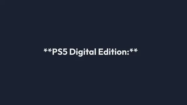 Video thumbnail for PS5 Digital Vs Disc Edition