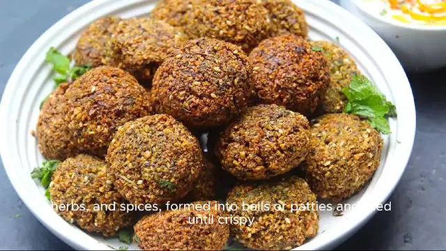 Video thumbnail for falafel recipe