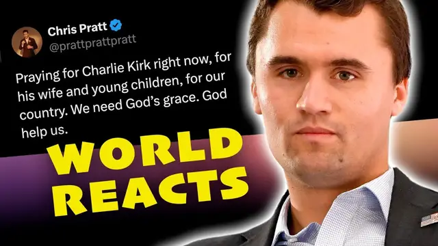 'Video thumbnail for Celeb Reactions To Charlie Kirk's Death'