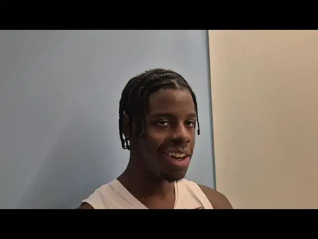 'Video thumbnail for #UNC players Seth Trimble, Henri Veesaar and Caleb Wilson after win over Central Arkansas'