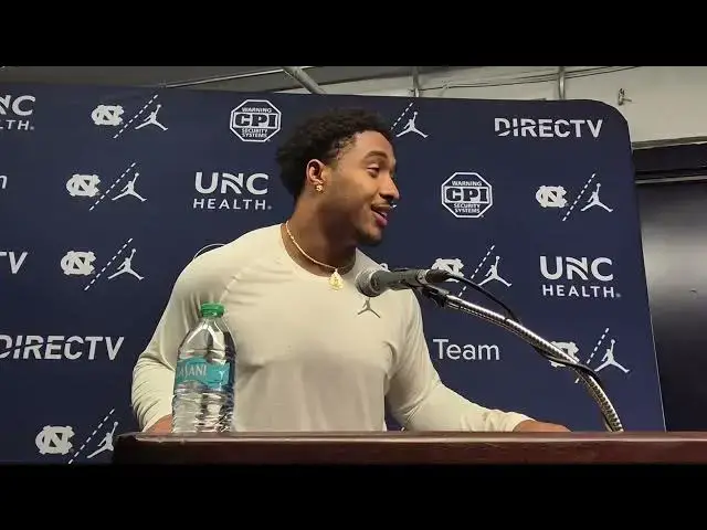 'Video thumbnail for #UNC quarterback Gio Lopez press conference'