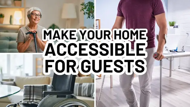 Video thumbnail for How To Make Your Home More Accessible For Guests (Canes, Crutches, Wheelchairs, & Walkers)