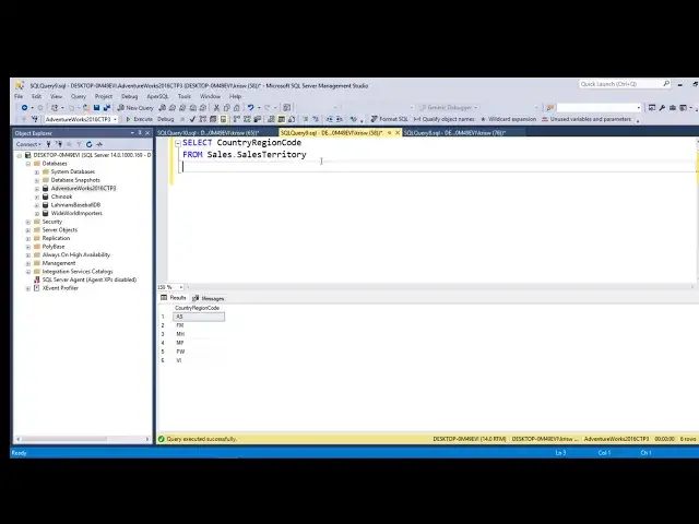 'Video thumbnail for M2 L4 Except | Essential SQL'