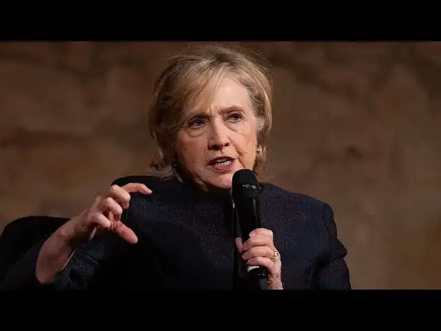 Video thumbnail for Hillary Clinton Gets Served By Congressman Before Trump Arraignment - She Is On The Hot Seat