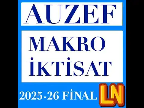 Video thumbnail for Makro İktisat 2025-2026 Final Soruları (Güz)