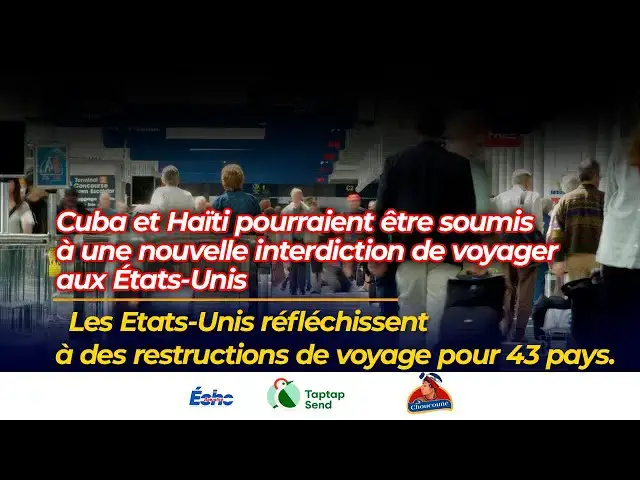 'Video thumbnail for Les États-Unis imposent de nouvelles restrictions de voyage pour 43 pays 🚫✈️'