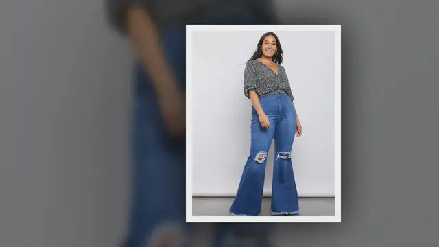 Video thumbnail for what to wear with bell bottom jeans plus size?