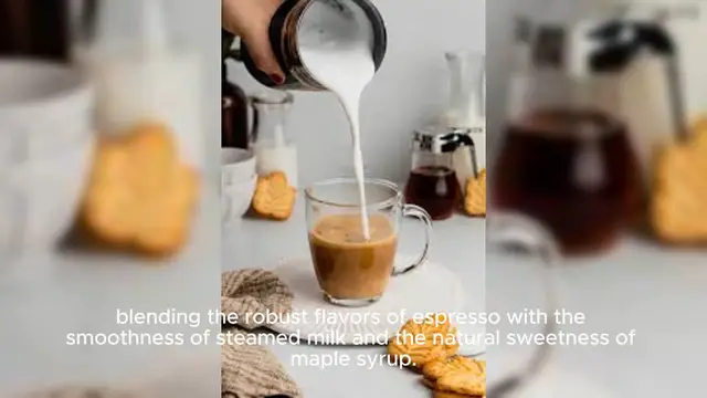 Video thumbnail for Maple Latte - Espresso with steamed milk and maple