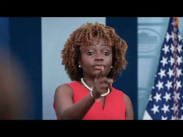 Video thumbnail for Chaos In The Briefing Room - Karine Jean-Pierre Goes Off The Rails After Hunter Question