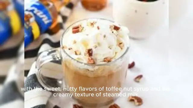 Video thumbnail for Toffee Nut Latte - Espresso with steamed milk