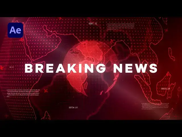 'Video thumbnail for Breaking News Intro Broadcasting Theme After Effects Tutorial'