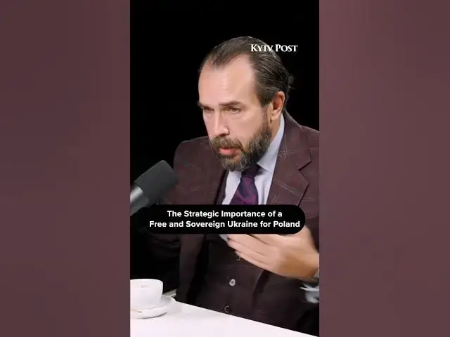 'Video thumbnail for The Strategic Importance of a Free and Sovereign Ukraine for Poland'