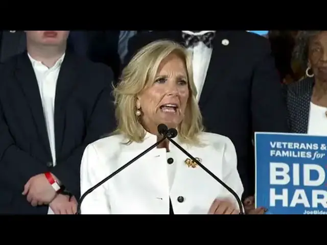 Video thumbnail for Jill Biden Meltdown - Goes Ballistic On Live Television