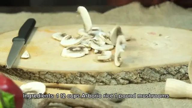 Video thumbnail for Mushroom Risotto Recipe