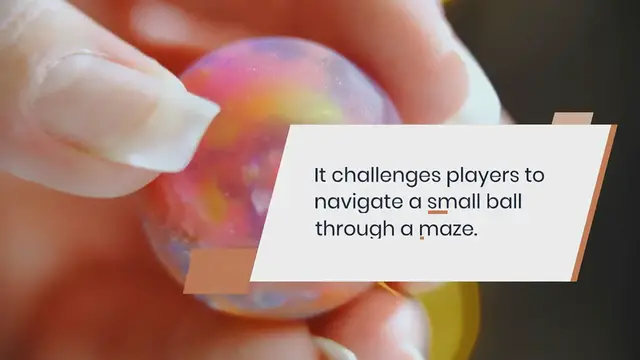 Video thumbnail for Ball In A Maze Instructions