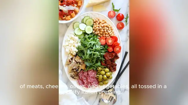 Video thumbnail for antipasto salad recipe