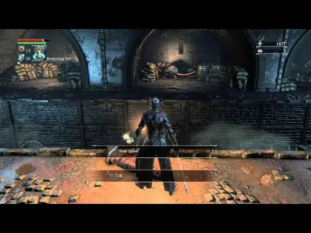 Video thumbnail for Bloodborne - Central Yharnam: (Sewers) Saw Spear Trick Weapon Location (Rats Den Area) Gameplay