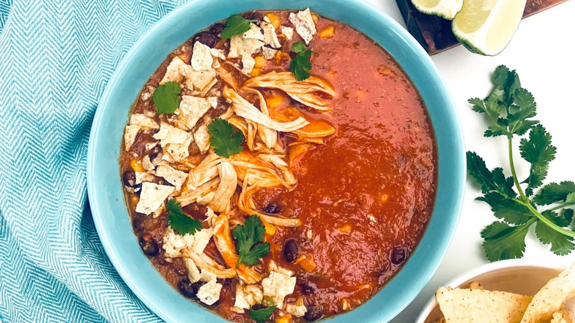 Video thumbnail for Quick And Easy Instant Pot Chicken Tortilla Soup Recipe