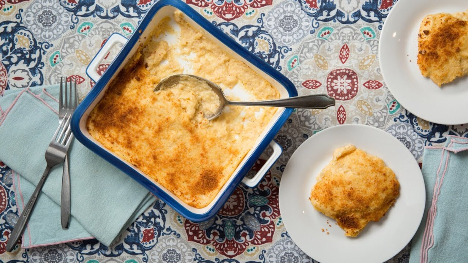 Video thumbnail for Cheese Grits Casserole Recipe