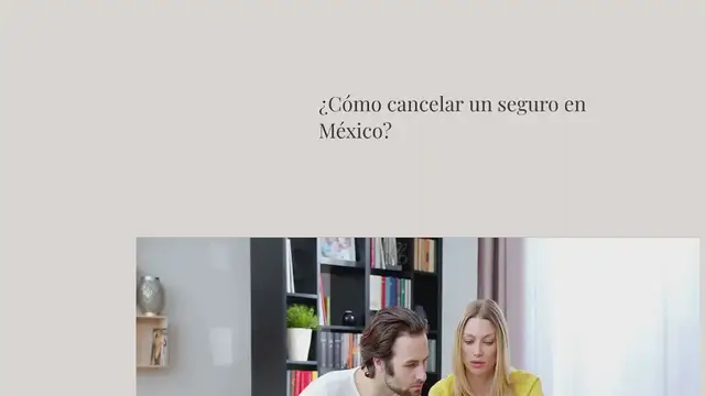 Video thumbnail for ¿Cómo cancelar un seguro en México?
