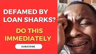 Video thumbnail for Defamed by Loan App or Loan Shark? Do this right away #loanapp #loanshark #loan