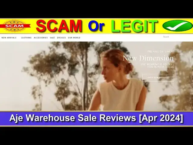 Video thumbnail for Aje Warehouse Sale Reviews (April 2024) - Is Ajeworld A Legit E-Commerce Site? Find Out! |