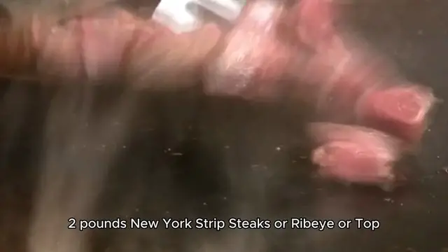 'Video thumbnail for Steak recipe'
