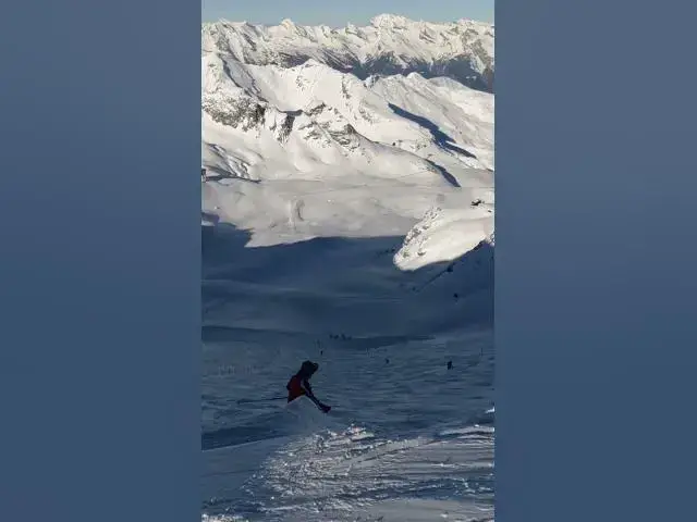 Video thumbnail for Mont Fort Black Slope - Part I 🔥 #skiing #mogulskiing  #ski #extremesports #legend #verbier