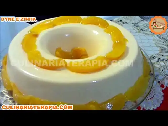 Video thumbnail for Pudim de Pêssego Cremoso Sem Ovos e Sem Forno - Sobremesa Fácil