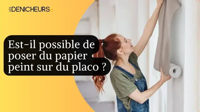 Video thumbnail for 🧱📜Est-il possible de poser du papier peint sur du placo ?💡​