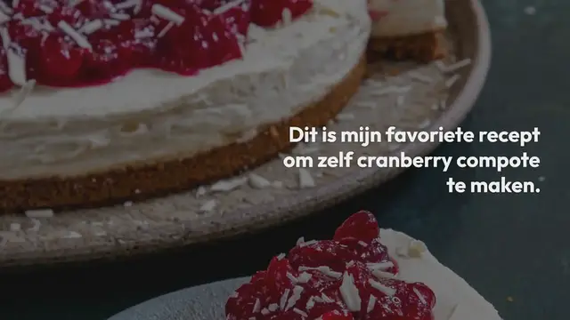 Video thumbnail for Cranberry compote recept